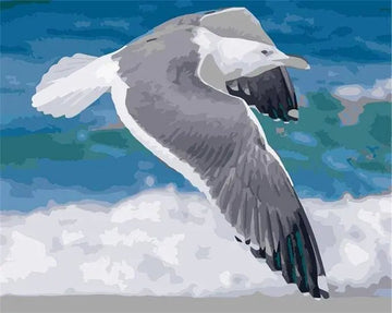 Paint by Numbers Kit - Ash Bird flying