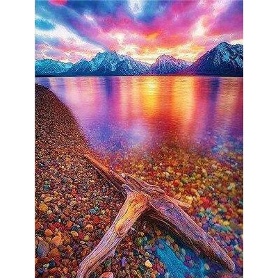 Diamond Paintings - Aurora Lake
