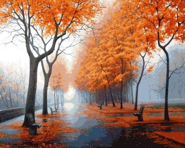 Paint by Numbers Kit - Autumn Fog