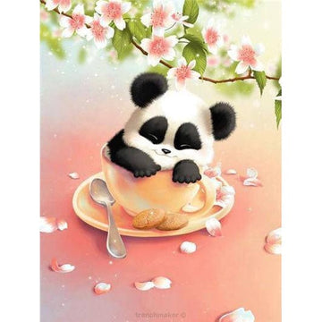 Diamond Paintings - Baby Panda Sleeping