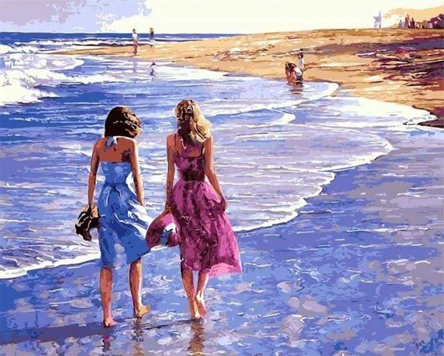 Paint by Numbers Kit - Beach Walk