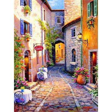 Diamond Paintings - Beautiful Cafe