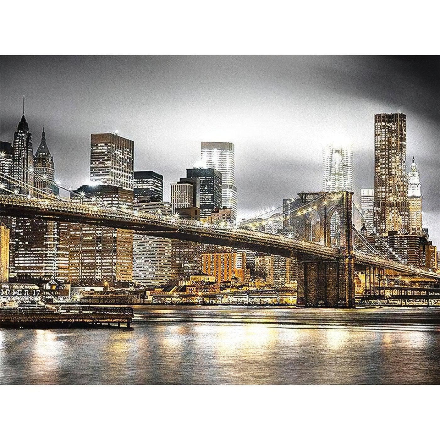Diamond Paintings - Beautiful City And Bridge