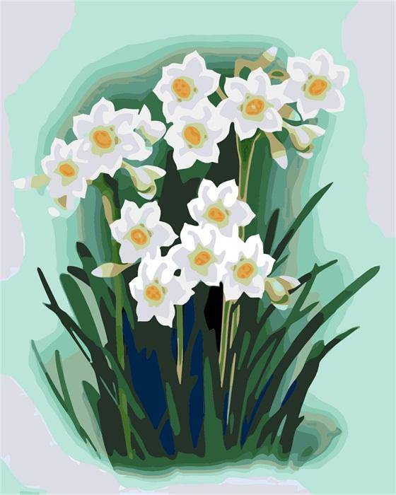 Paint by Numbers Kit - Beautiful Grass Flower