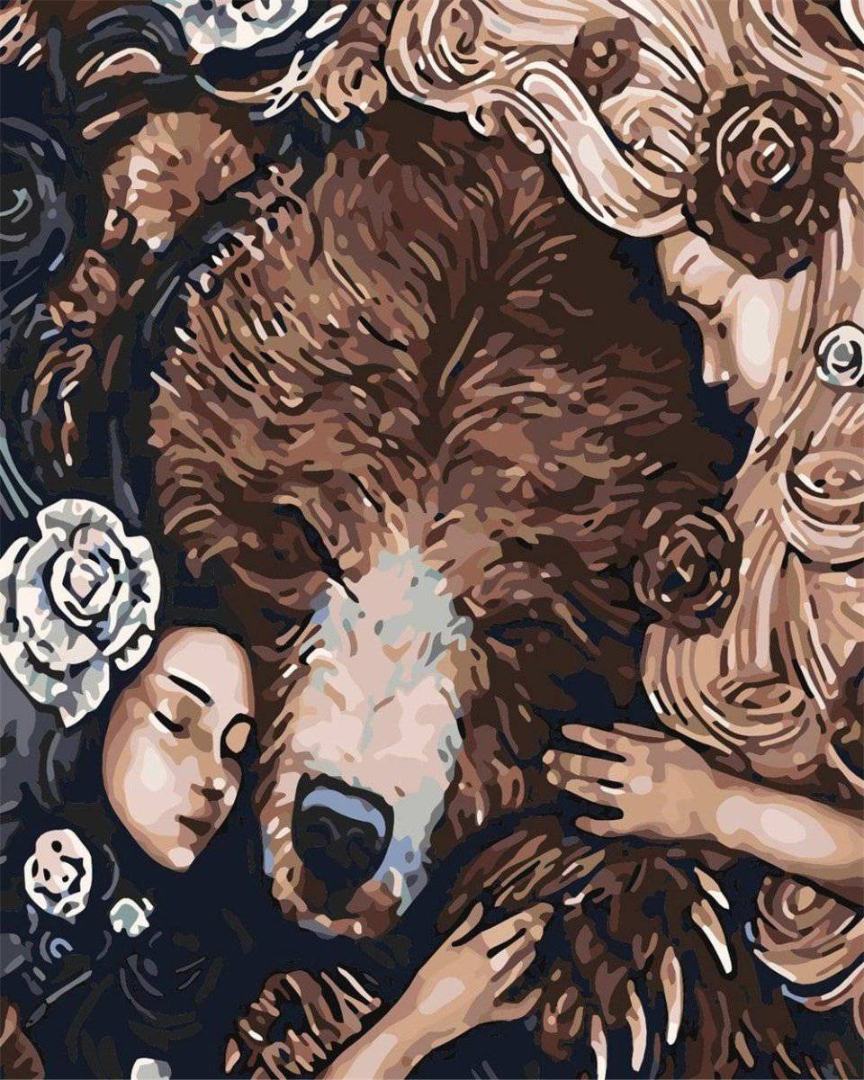 Paint by Numbers Kit - Beauty and The Bear