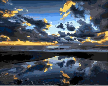 Paint by Numbers Kit - Black Sky