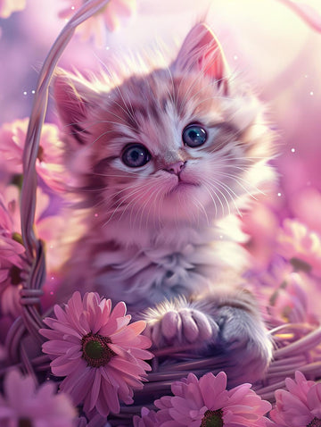 Paint by Numbers Kit - Blossom Whiskers
