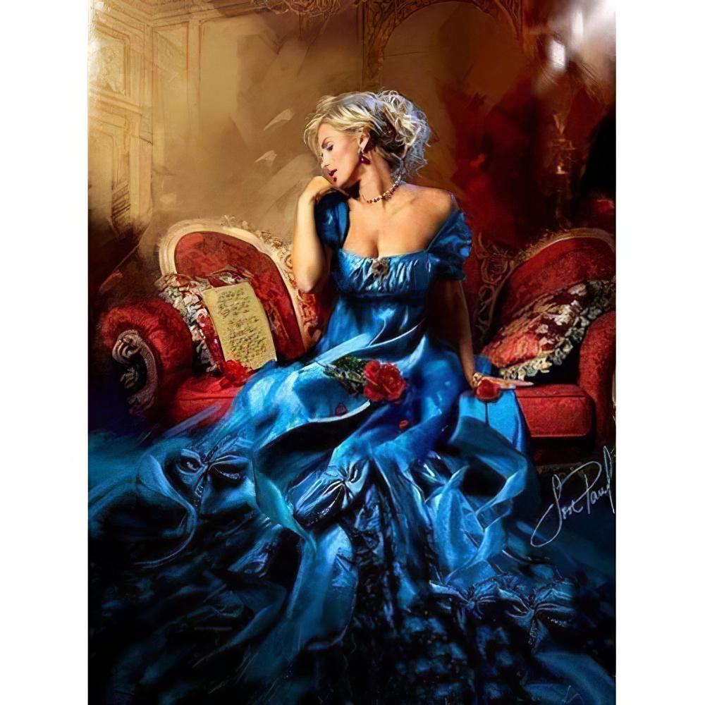 Diamond Paintings - Blue Beauty