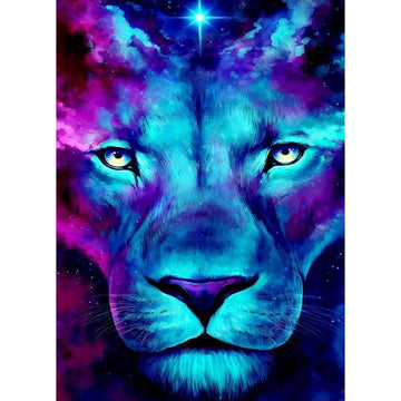 Diamond Paintings - Blue Lion