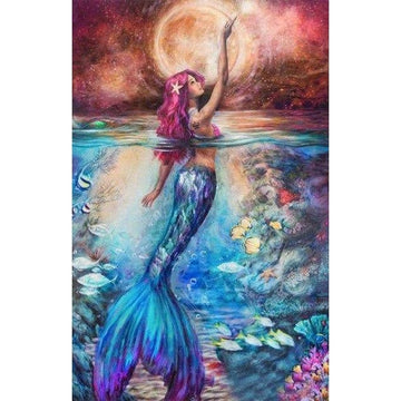 Diamond Paintings - Blue Mermaid