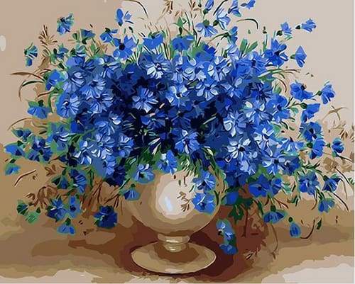 Paint by Numbers Kit - Blue Temptation