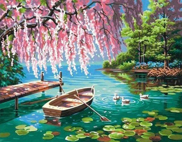 Paint by Numbers Kit - Boat in Spring