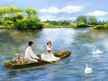 Paint by Numbers Kit - Boat ride