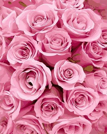 Paint by Numbers Kit - Bouquet of Roses