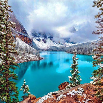 Diamond Paintings - Calm Water And Forest