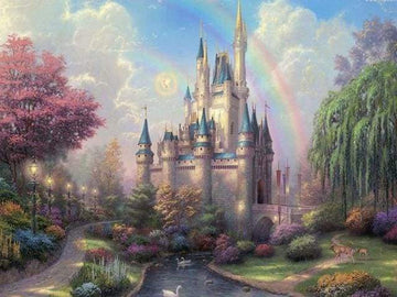 Paint by Numbers Kit - Castle and Rainbow