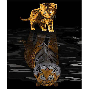 Diamond Paintings - Cat Becoming Tiger