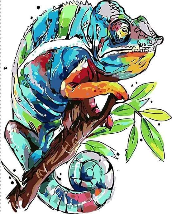 Paint by Numbers Kit - Chameleon