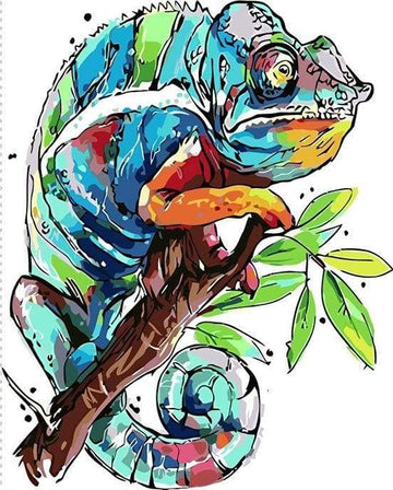 Paint by Numbers Kit - Chameleon