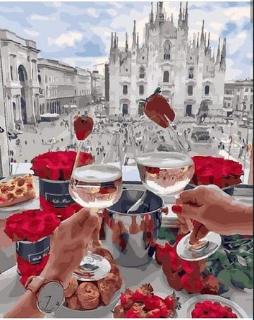 Paint by Numbers Kit - Cheers