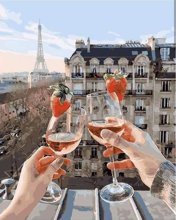 Paint by Numbers Kit - Cheers in Paris