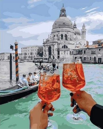 Paint by Numbers Kit - Cheers in Venice