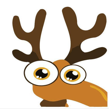 Paint by Numbers Kit - Children Painting kit Crazy Deer