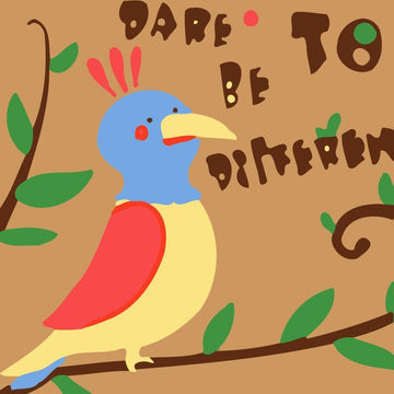 Paint by Numbers Kit - Children Painting kit Exotic Bird