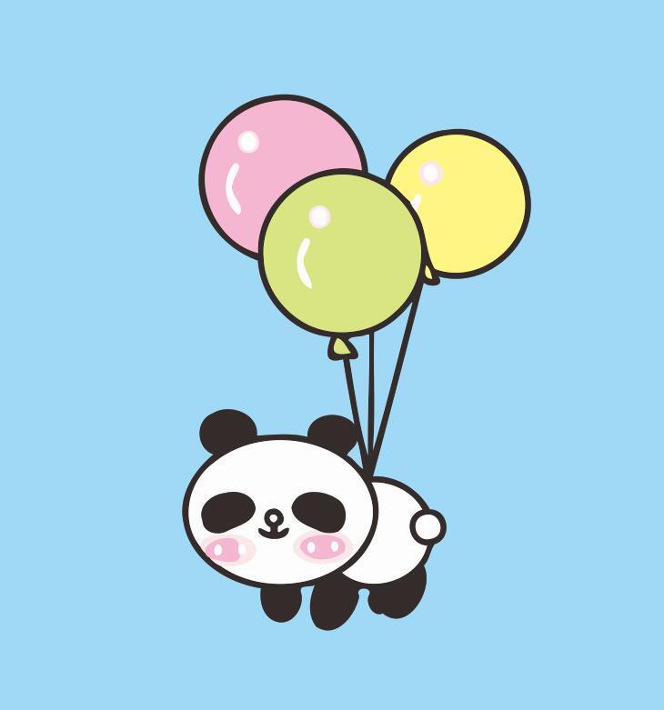 Paint by Numbers Kit - Children Painting kit Flying Panda