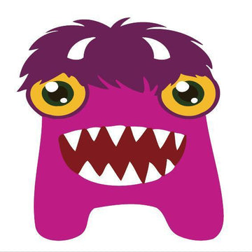 Paint by Numbers Kit - Children Painting kit Purple Monster