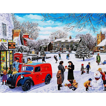 Diamond Paintings - Christmas Field