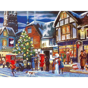 Diamond Paintings - Christmas In The Lateral Road