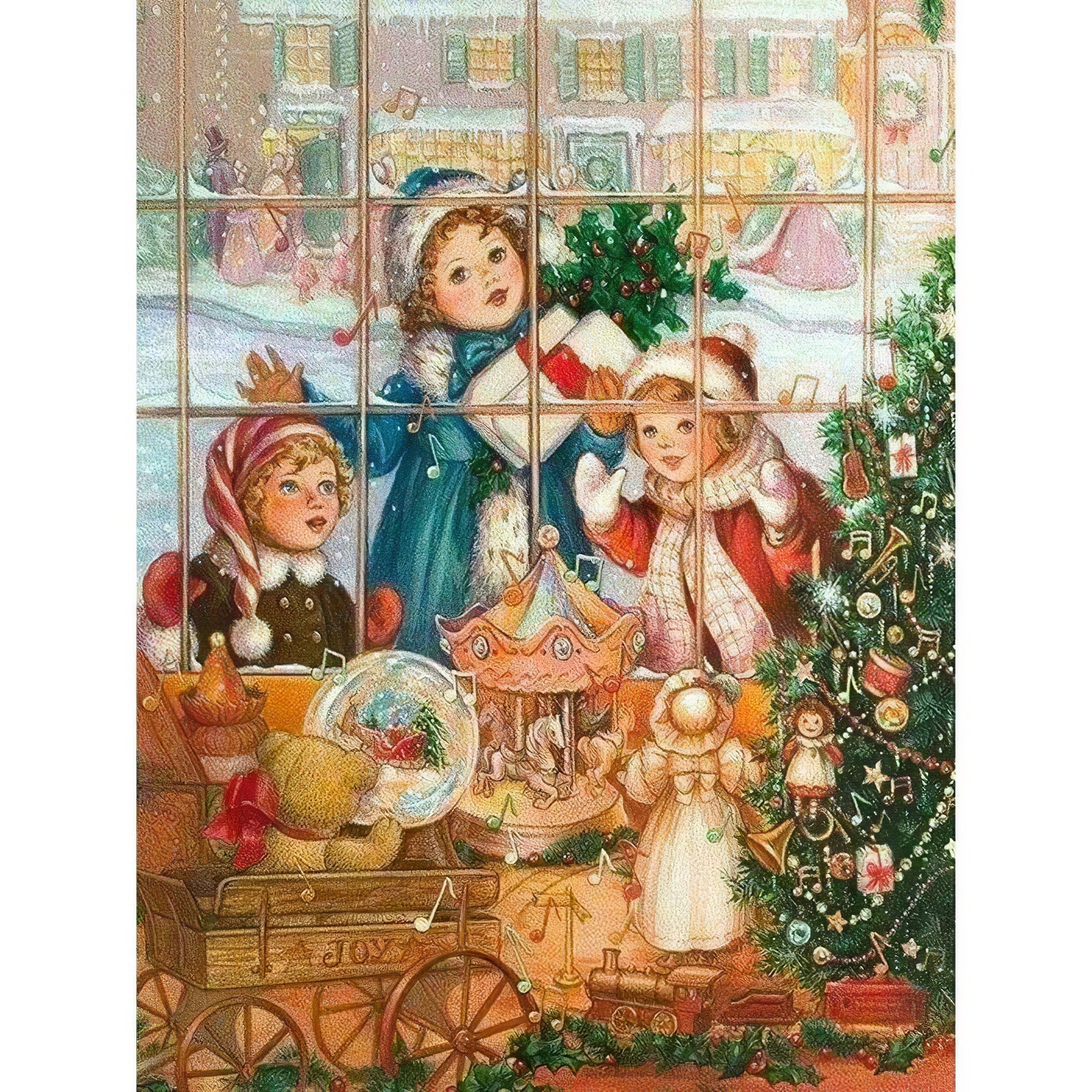 Diamond Paintings - Christmas Toy House