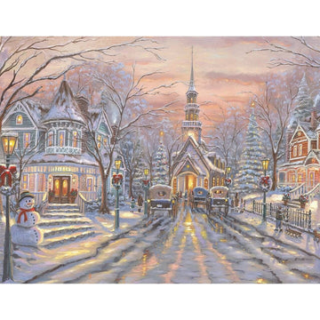 Diamond Paintings - Christmas Village Winter