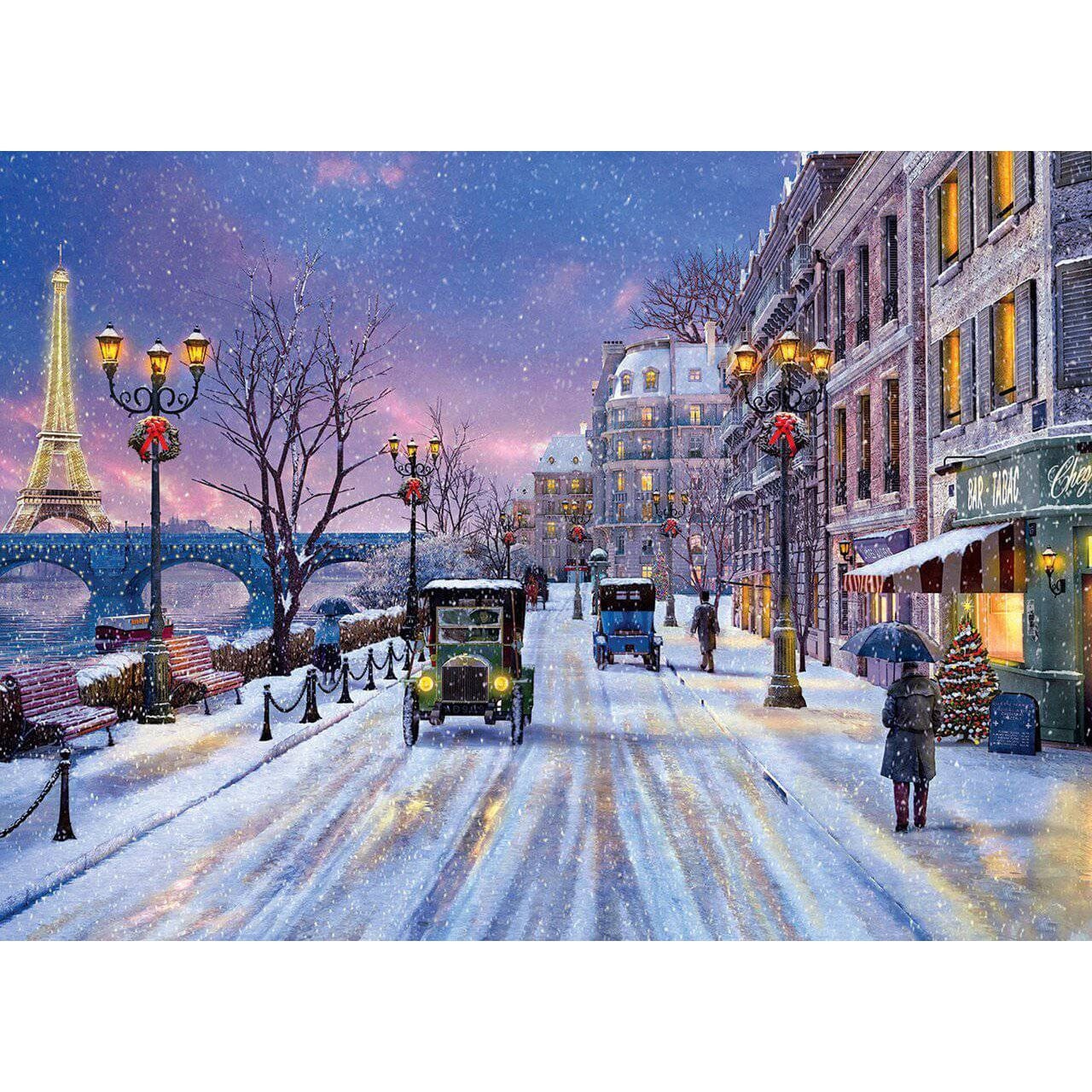 Diamond Paintings - Christmas Winter Paris Street