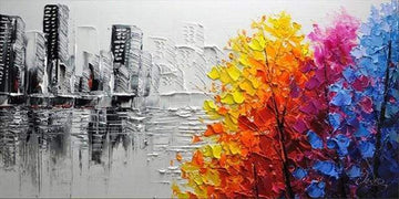 Paint by Numbers Kit - City with Colors
