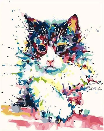 Paint by Numbers Kit - Color Festival Cat