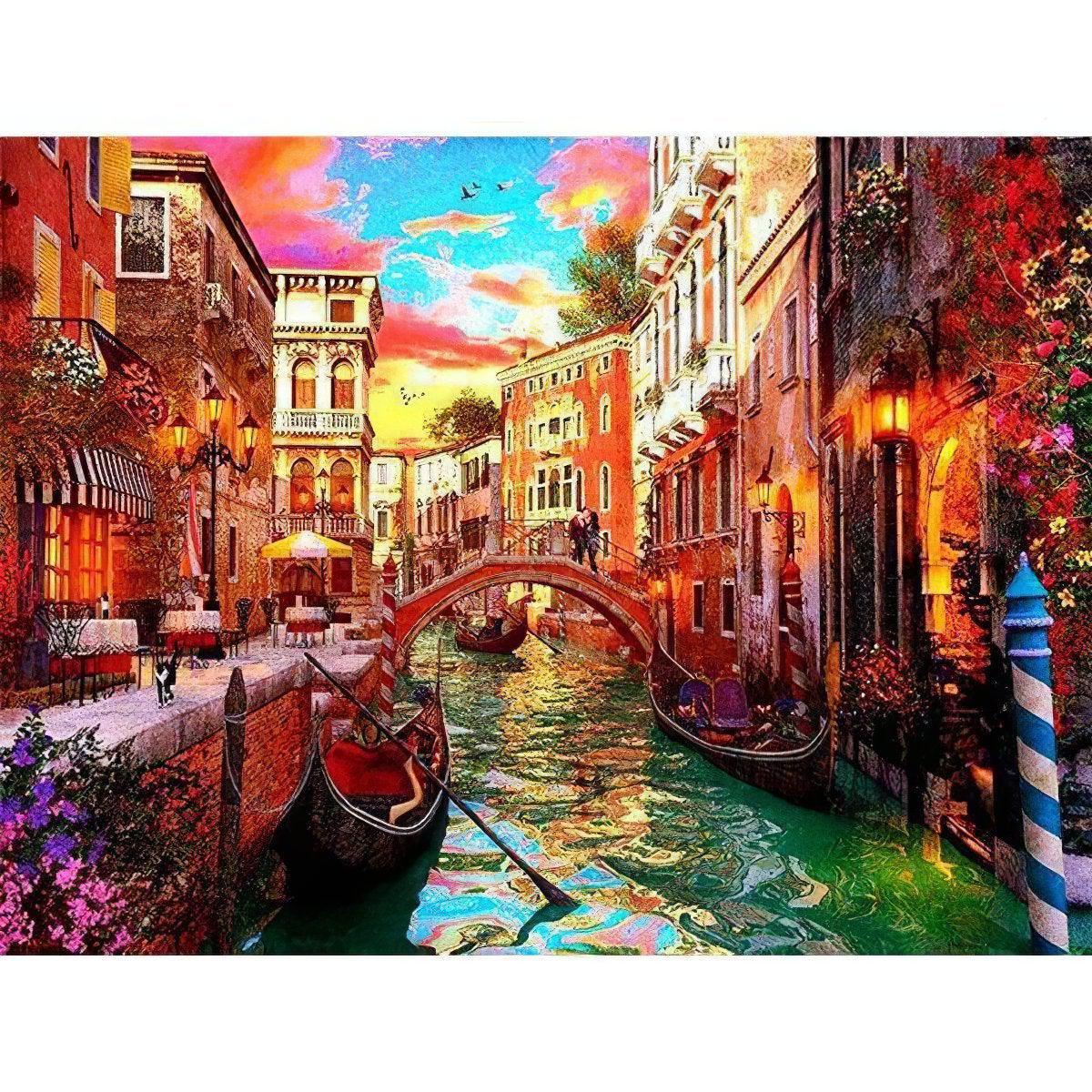 Diamond Paintings - Colorful Canal Of Venice