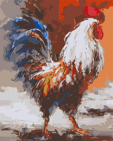 Paint by Numbers Kit - Colorful Chicken