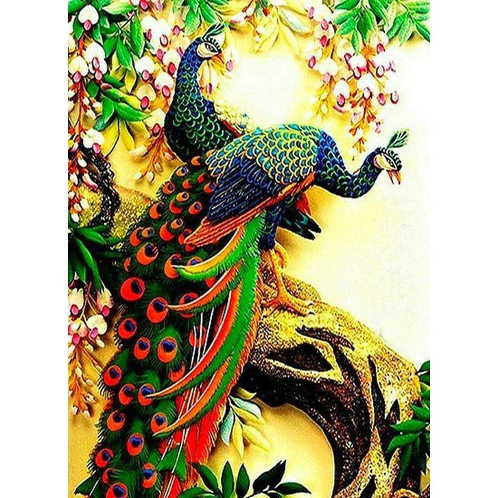 Diamond Paintings - Colorful Peacock