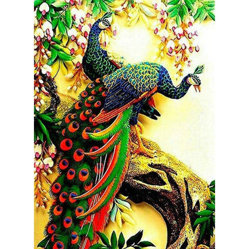 Diamond Paintings - Colorful Peacock