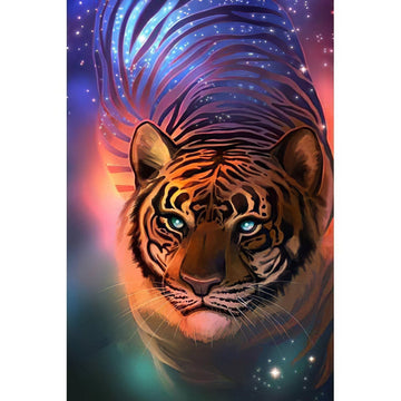 Diamond Paintings - Colorful Tiger