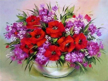 Paint by Numbers Kit - Colorful bouquet