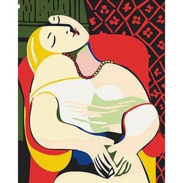 Paint by Numbers Kit - Contemporary Artistic Painting Of A Woman