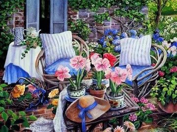 Paint by Numbers Kit - Cosy Garden