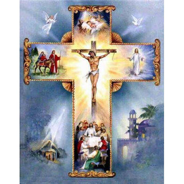 Diamond Paintings - Cross Jesus