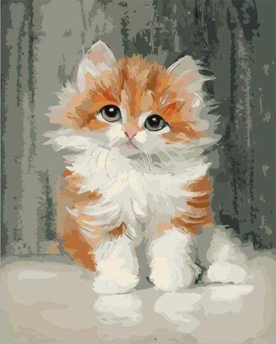 Paint by Numbers Kit - Cute Little Cat