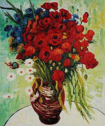 Paint by Numbers Kit - Daisies and Poppies