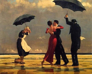 Paint by Numbers Kit - Dancers retro on the Beach