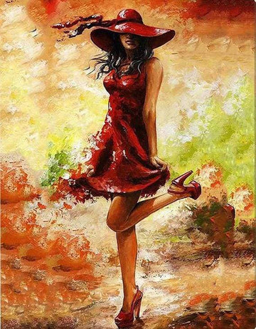 Paint by Numbers Kit - Dancing lady